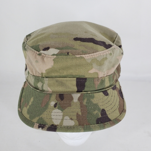 USGI Army Patrol Cap Military ACU OCP Multicam Large 7 7/8 Bernard Cap Company - Picture 4 of 13